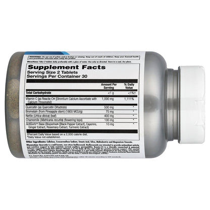 KAL, Quercetin Reacta-C® Bromelain, 60 Tablets