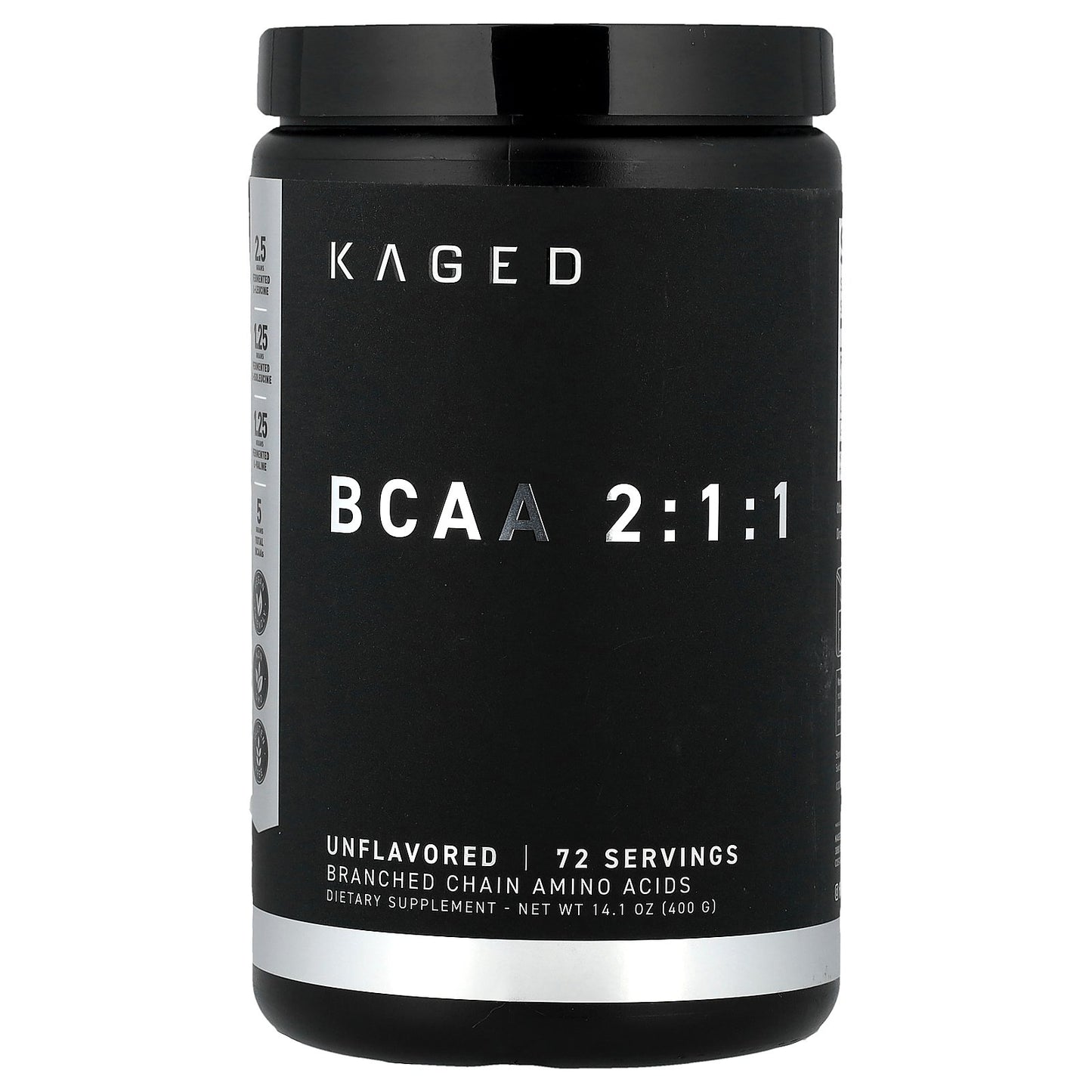 Kaged, BCAA 2:1:1, Unflavored, 14.2 oz (403.2 g)
