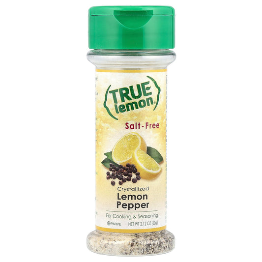 True Citrus, True Lemon®, Crystallized Lemon Pepper, 2.12 oz (60 g)