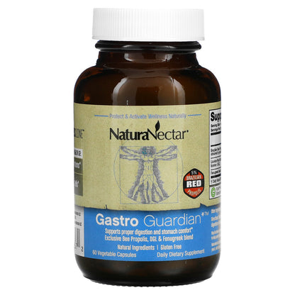 NaturaNectar, Gastro Guardian, 60 Vegetable Capsules