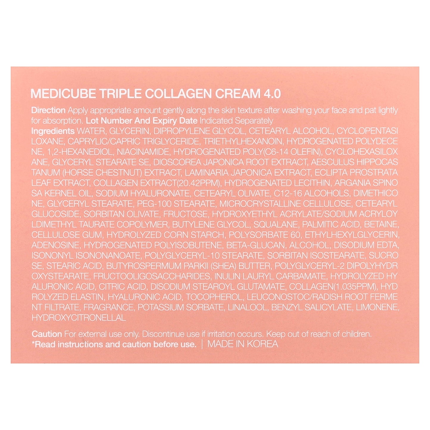 Medicube, Triple Collagen Cream, 1.69 fl oz (50 ml)