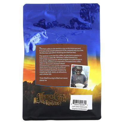 Mt. Whitney Coffee Roasters, Organic Guatemala Adiesto, Whole Bean Coffee, Medium Roast, 12 oz (340 g)