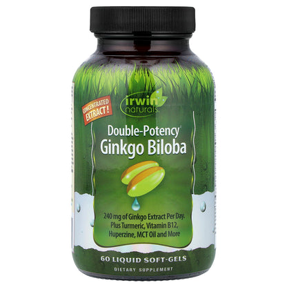 Irwin Naturals, Ginkgo Biloba, 60 Liquid Soft-Gels