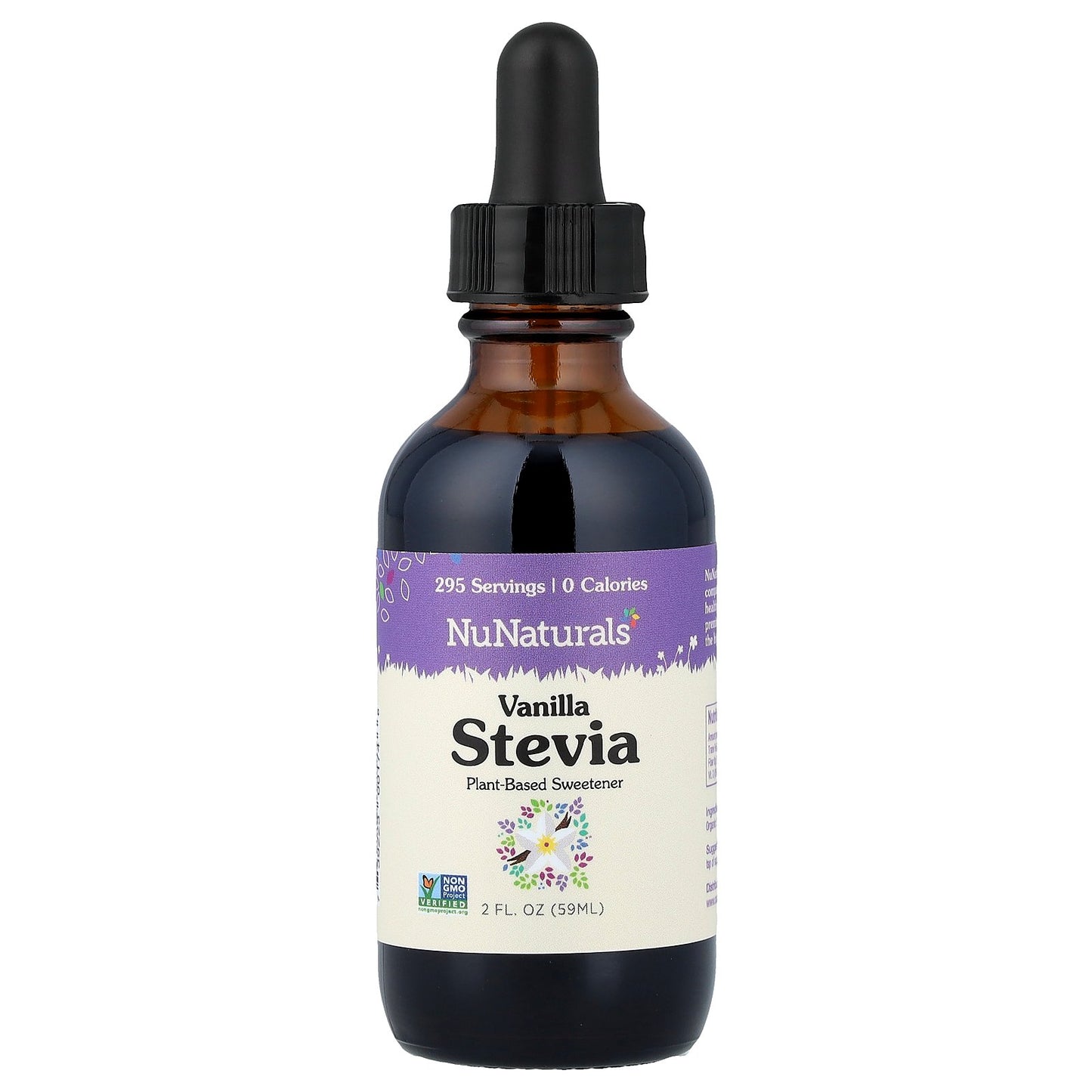 NuNaturals, Vanilla Stevia, 2 fl oz (59 ml)
