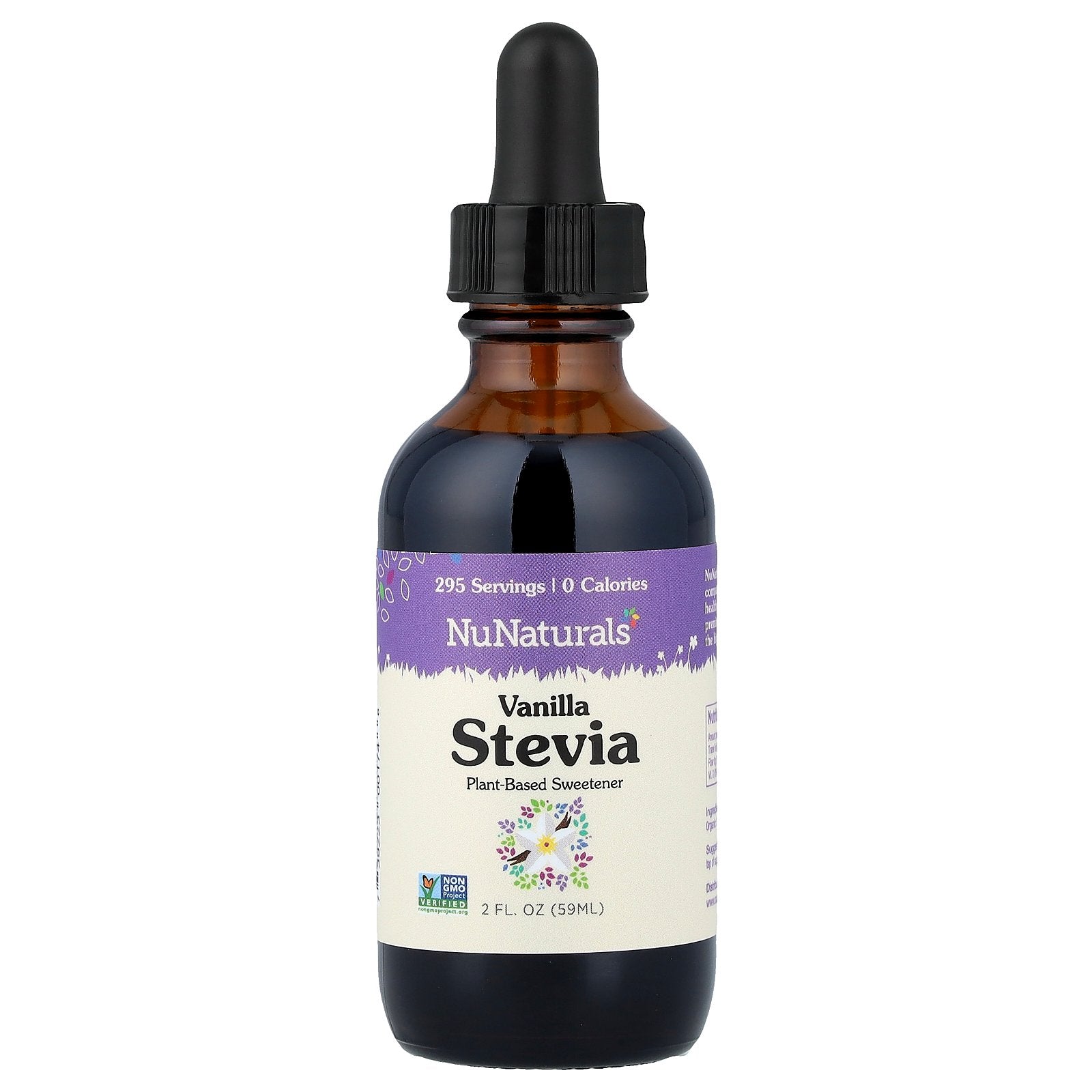 NuNaturals, Vanilla Stevia, 2 fl oz (59 ml)