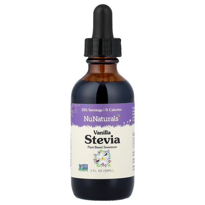NuNaturals, Vanilla Stevia, 2 fl oz (59 ml)