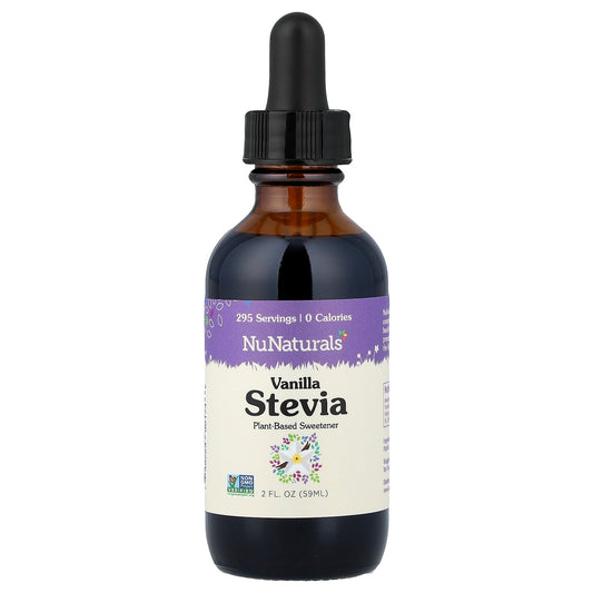 NuNaturals, Vanilla Stevia, 2 fl oz (59 ml)