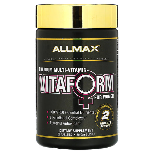 ALLMAX, VITAFORM™, Premium Multi-Vitamin For Women, 60 Tablets