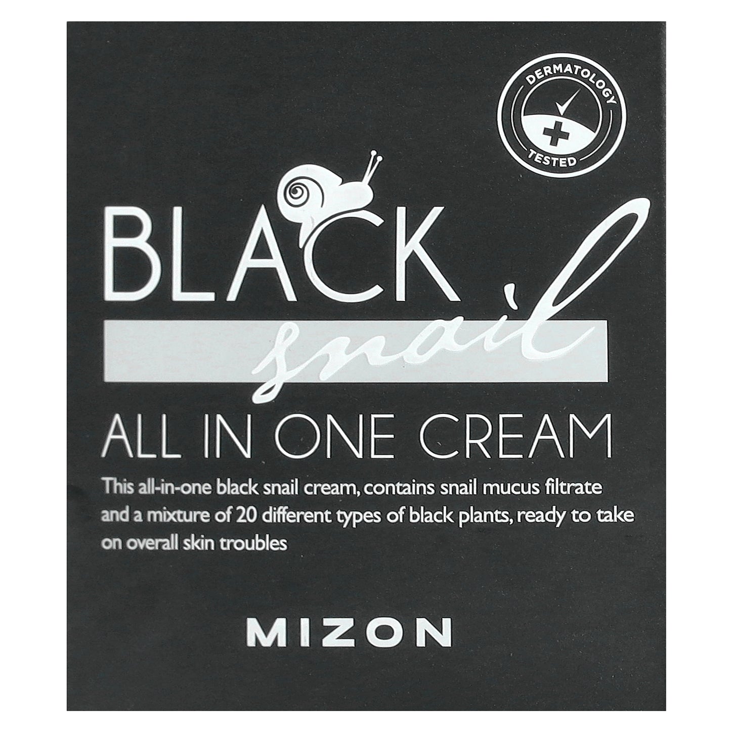 Mizon, Black Snail, All In One Cream, 2.53 fl oz (75 ml)