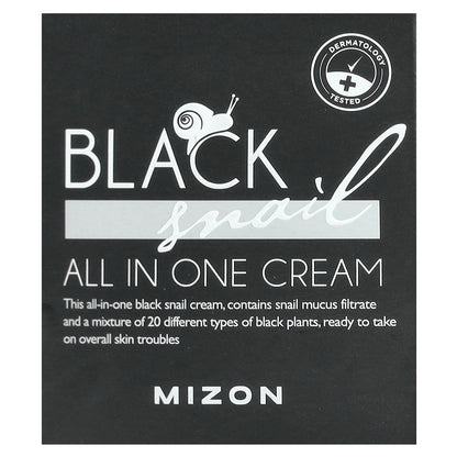 Mizon, Black Snail, All In One Cream, 2.53 fl oz (75 ml)