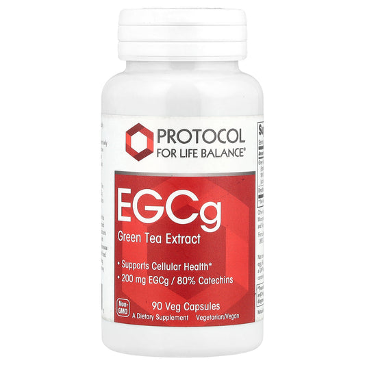 Protocol for Life Balance, EGCg Green Tea Extract, 200 mg, 90 Veg Capsules