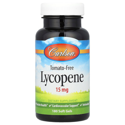 Carlson, Lycopene, 15 mg, 180 Soft Gels