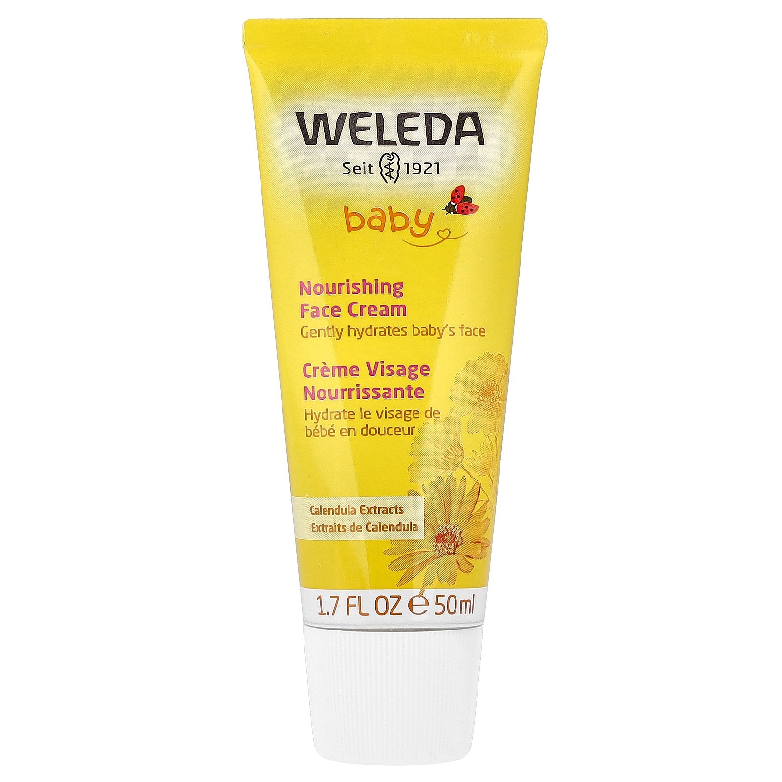 Weleda, Baby, Nourishing Face Cream, Calendula Extracts, 1.7 fl oz (50 ml)