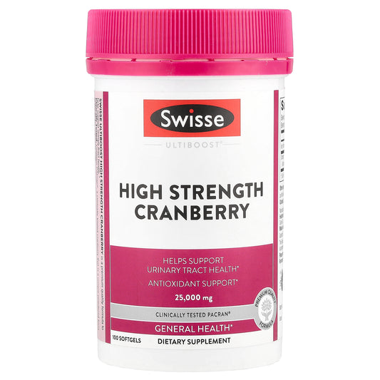 Swisse, Ultiboost®, High Strength Cranberry, 25,000 mg, 100 Softgels