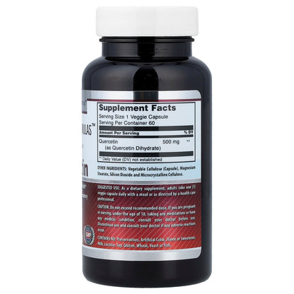 Amazing Nutrition, Quercetin, 500 mg, 60 Veggie Capsules