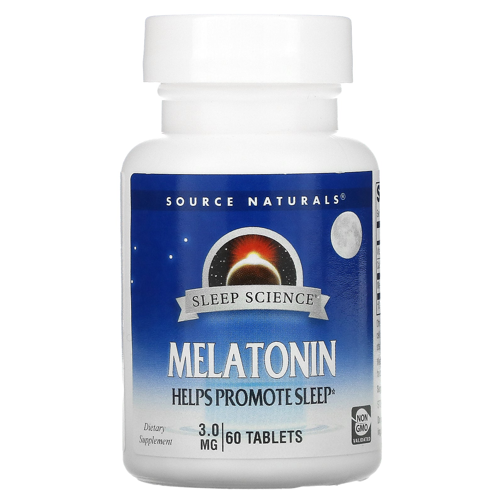 Source Naturals, Melatonin, 3 mg, 60 Tablets