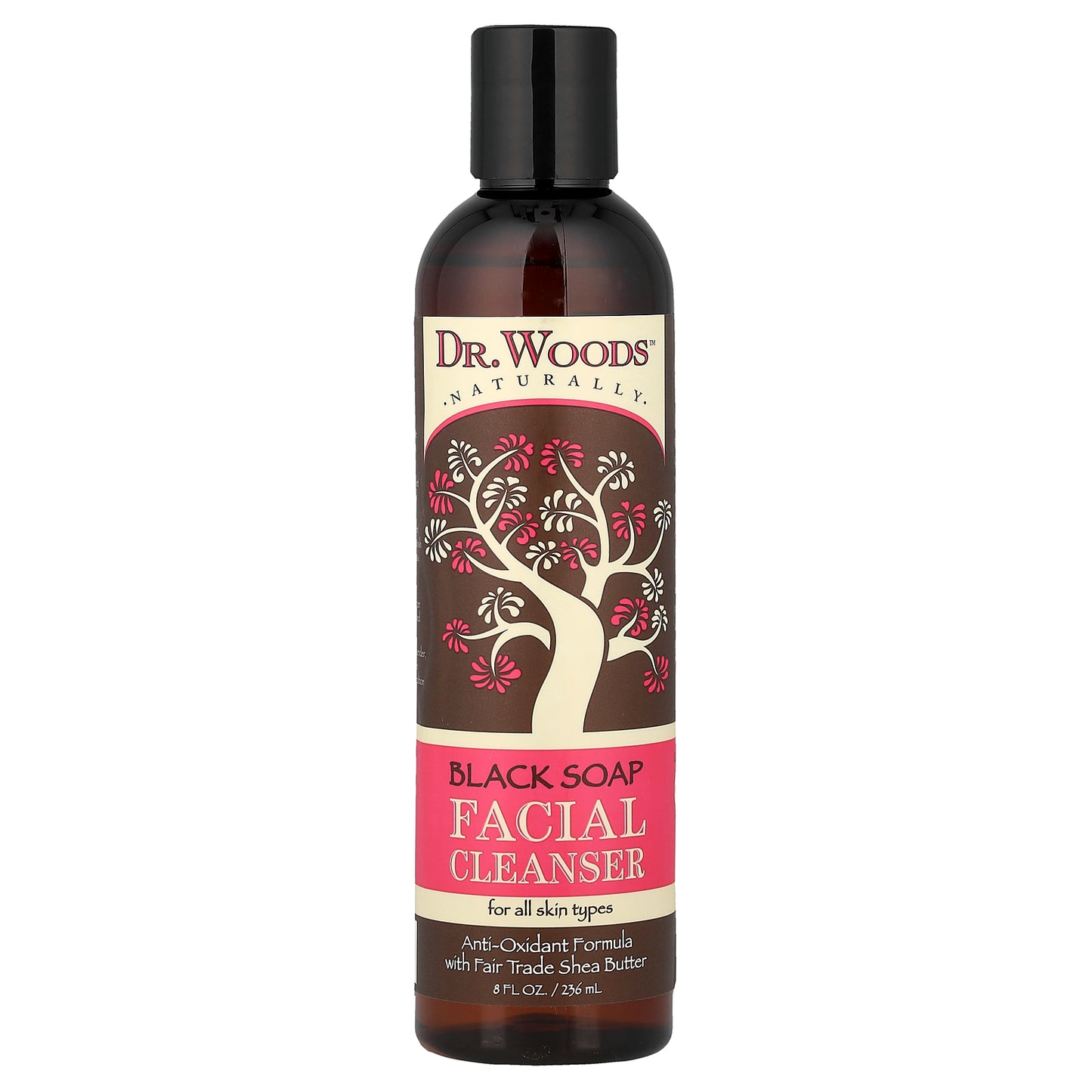 Dr. Woods, Black Soap Facial Cleanser, For All Skin Types , 8 fl oz (236 ml)