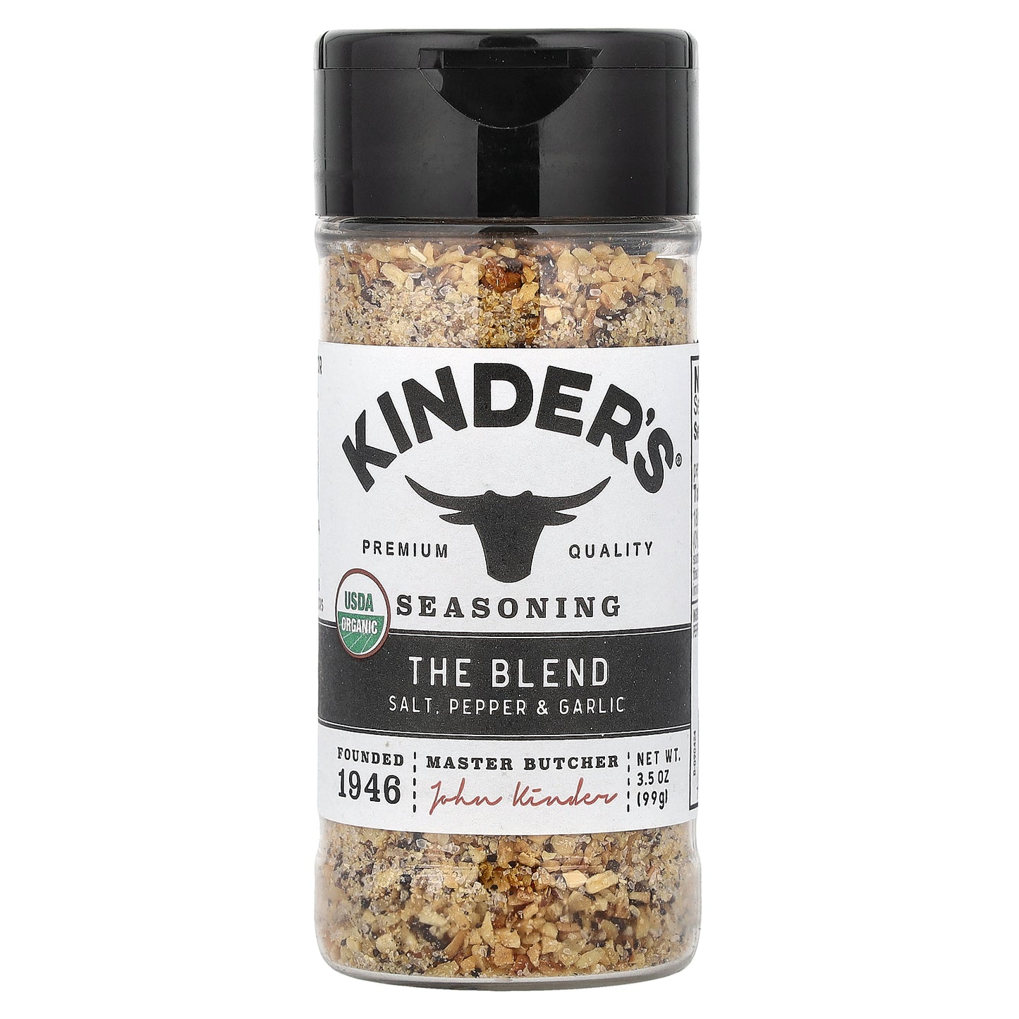 KINDER'S, Seasoning, The Blend, Salt, Pepper & Garlic, 3.5 oz (99 g)