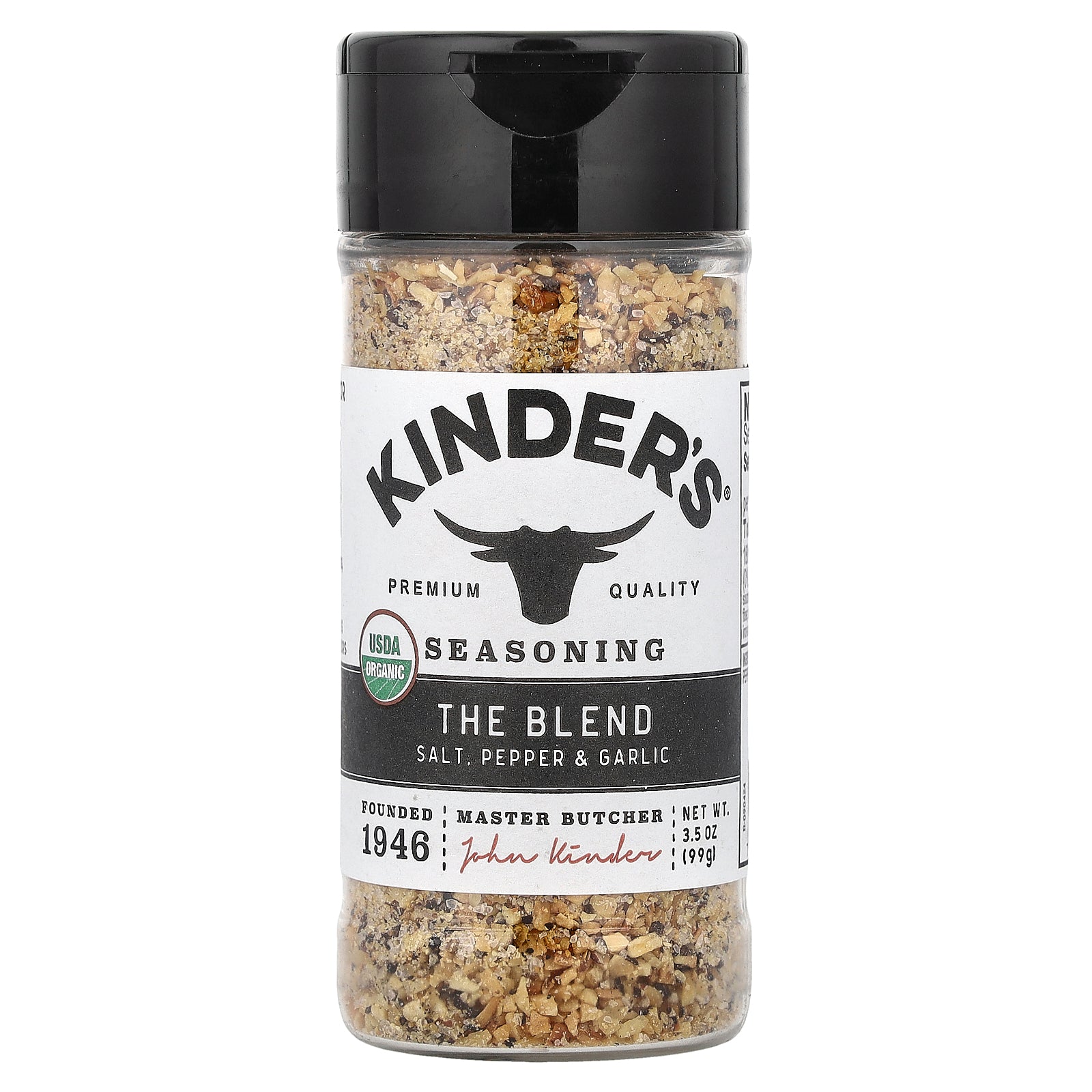 KINDER'S, Seasoning, The Blend, Salt, Pepper & Garlic, 3.5 oz (99 g)