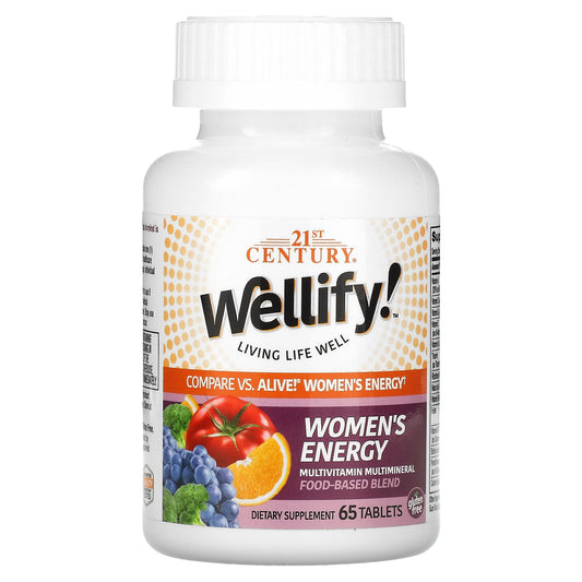 21st Century, Wellify! Women's Energy, Multivitamin Multimineral, 65 Tablets