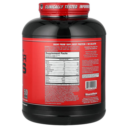 MuscleMeds, Carnivor™ Mass, Anabolic Beef Protein Gainer, Strawberry, 5.79 lbs (2,628 g)