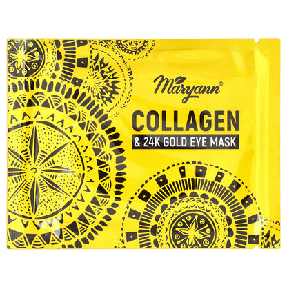 MaryAnn Organics, Collagen & 24K Gold Eye Mask, 32 Pieces, (10 g) Each