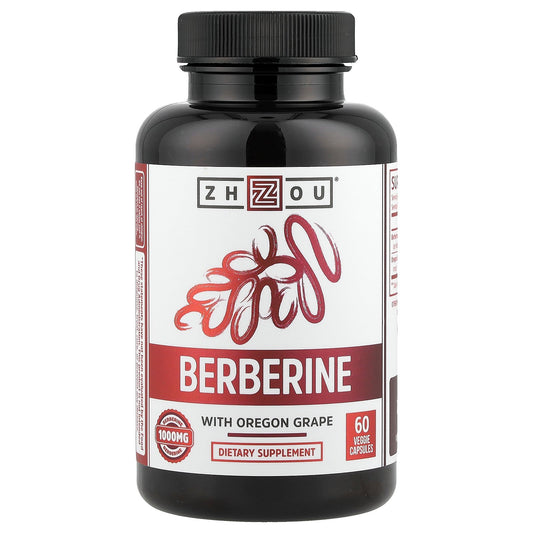 Zhou Nutrition, Berberine with Oregon Grape, 60 Veggie Capsules