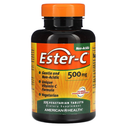 American Health, Ester-C, 500 mg, 225 Vegetarian Tablets