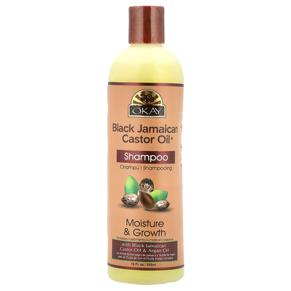 Okay Pure Naturals, Black Jamaican Castor Oil®, Shampoo, 12 fl oz (355 ml)