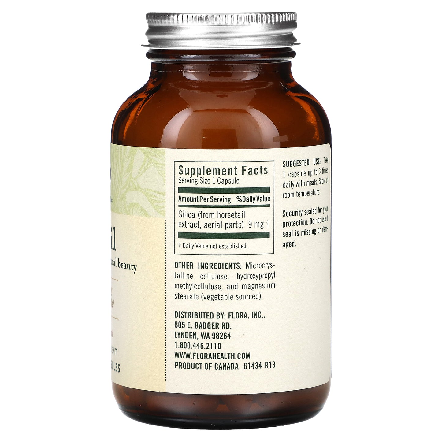 FloraSil, 90 Vegetarian Capsules (9 mg per Capsule)