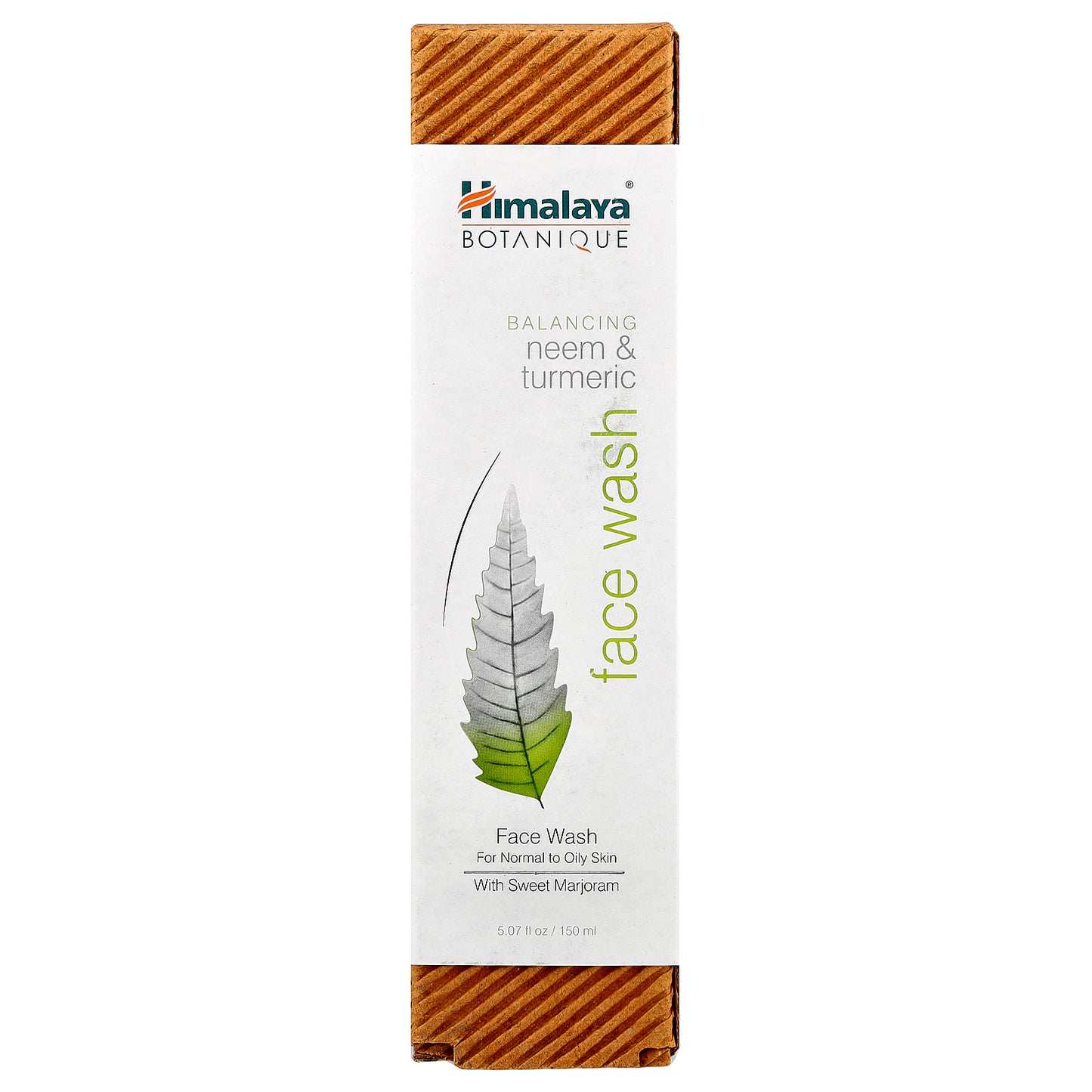 Himalaya, Botanique, Neem & Turmeric Face Wash, 5.07 fl oz (150 ml)
