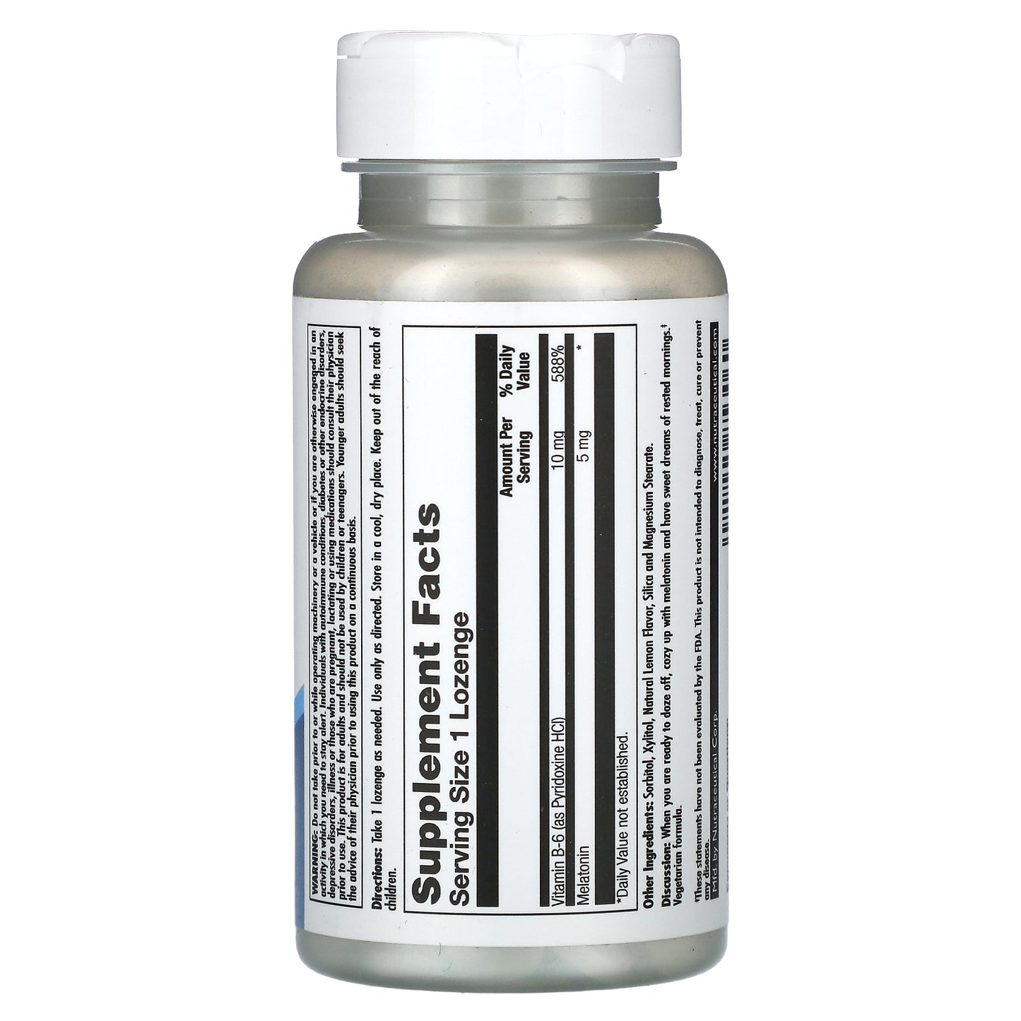 KAL, Melatonin, Lemon, 5 mg, 60 Lozenges