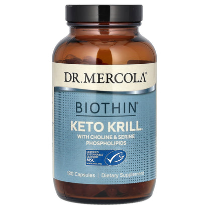 Dr. Mercola, Biothin, Keto Krill, 180 Capsules