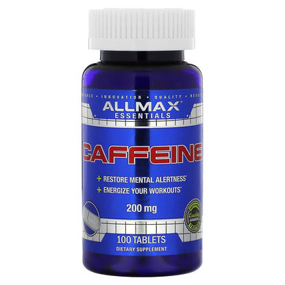 ALLMAX, Essentials, Caffeine, 200 mg, 100 Tablets