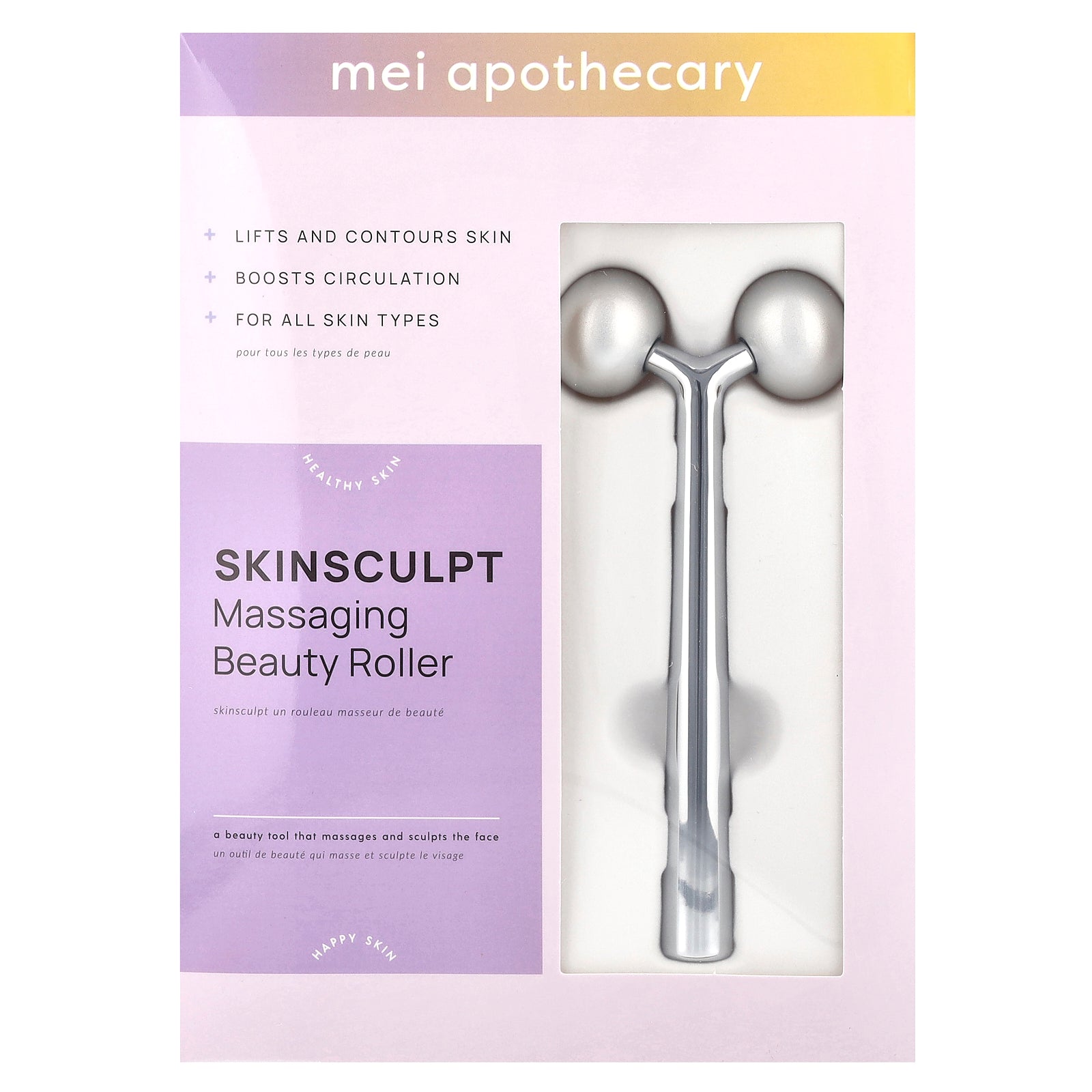Mei Apothecary, Skinsculpt, Massaging Beauty Roller, 1 Roller