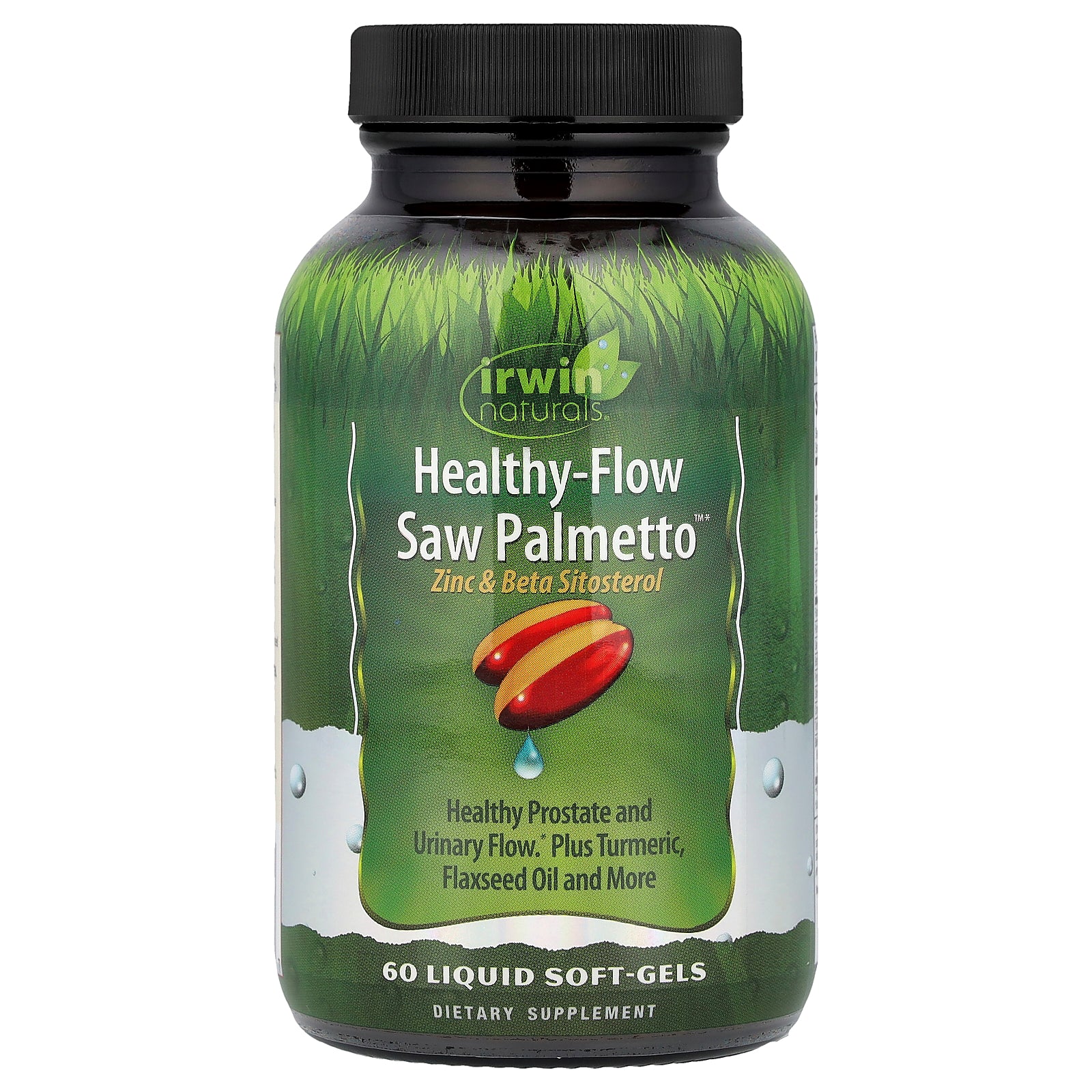 Irwin Naturals, Healthy-Flow Saw Palmetto™, 60 Liquid Soft-Gels