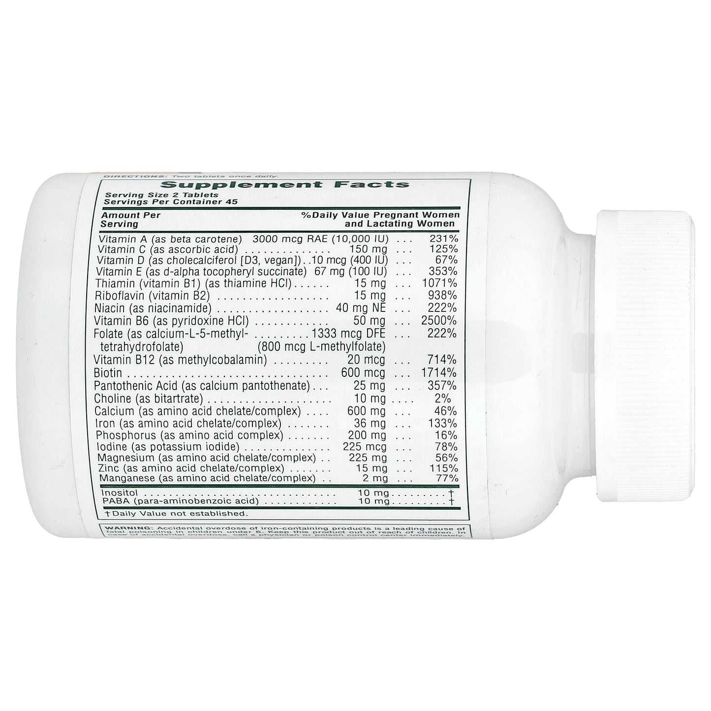 NaturesPlus, Ultra Prenatal® Multivitamin, 90 Tablets