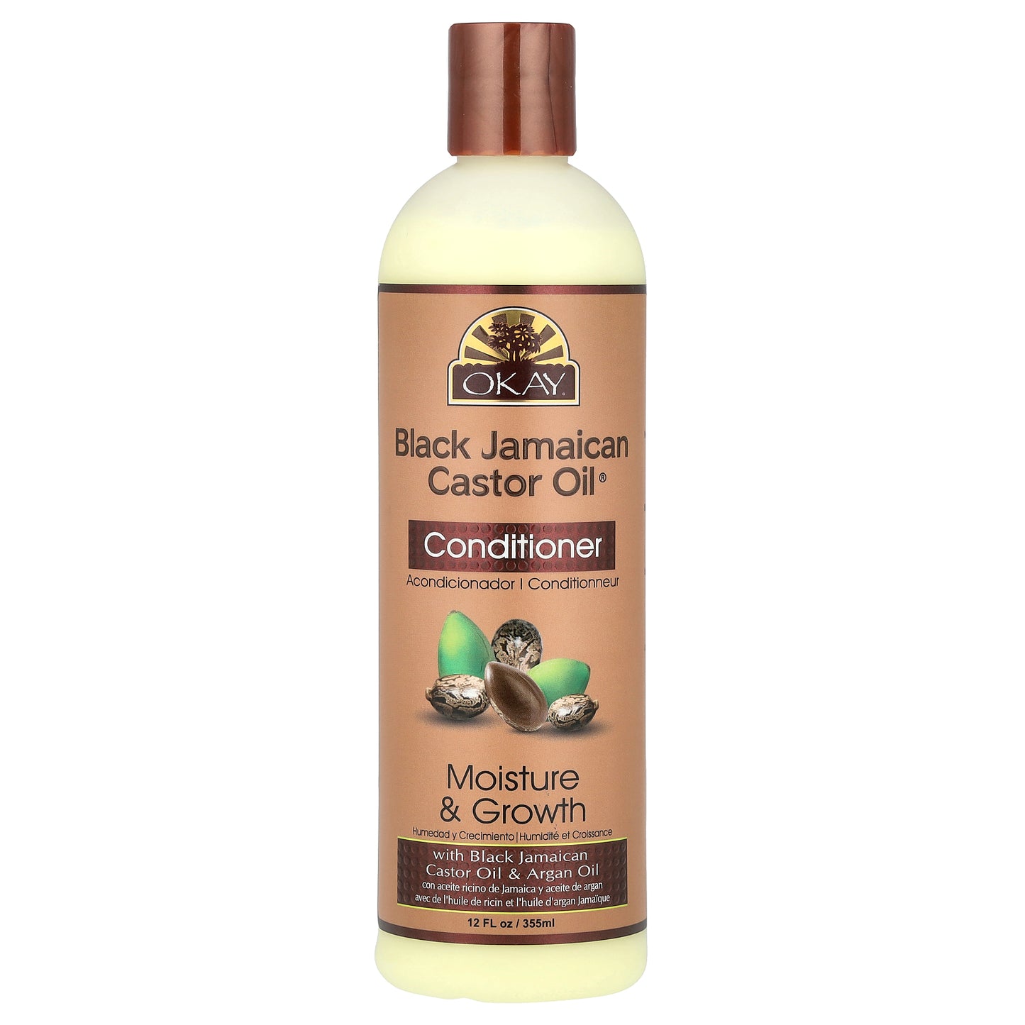 Okay Pure Naturals, Black Jamaican Castor Oil®, Conditioner, 12 fl oz (355 ml)