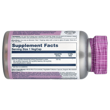 Solaray, Vital Extracts, Green Tea, 500 mg, 30 VegCaps