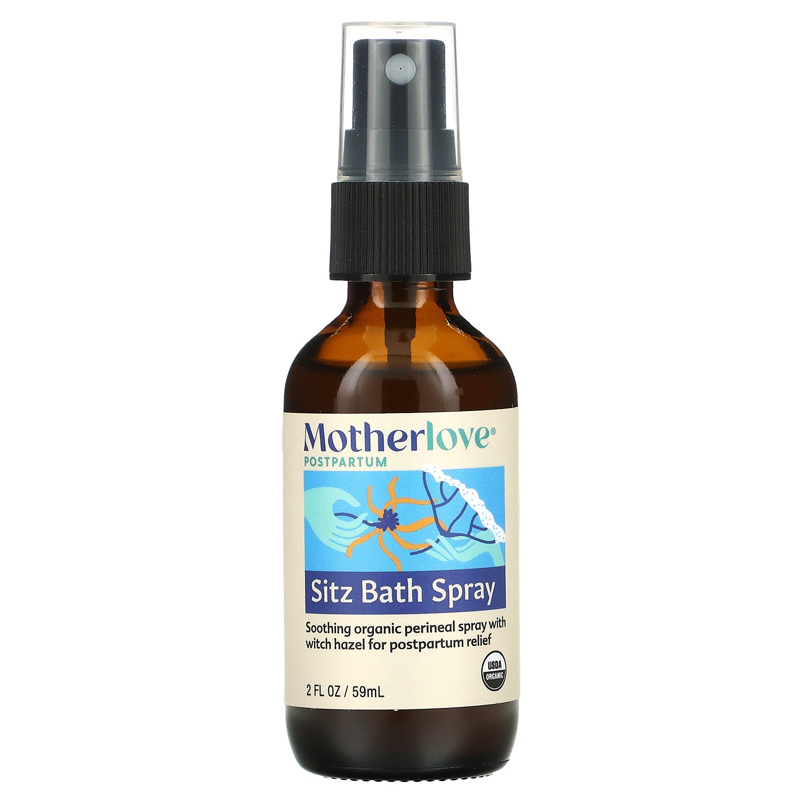 Motherlove, Postpartum, Sitz Bath Spray, 2 fl oz (59 ml)