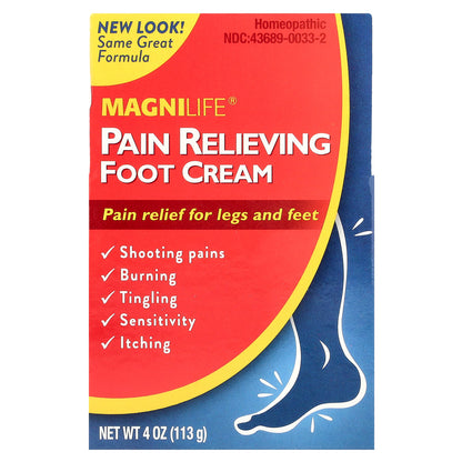 MagniLife, Pain Relieving Foot Cream, 4 oz (113 g)