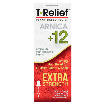 MediNatura, T-Relief, Plant-Based Relief Arnica +12, 1.69 fl oz (50 ml)