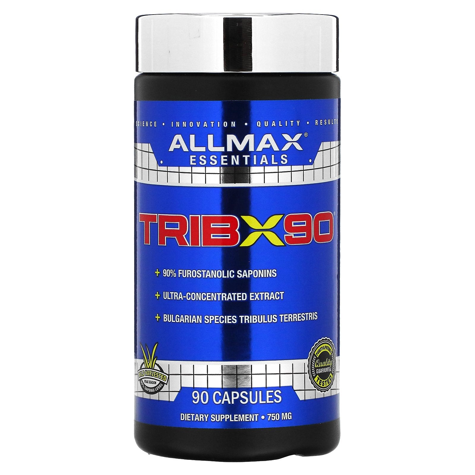 ALLMAX, TribX90®, 750 mg, 90 Capsules