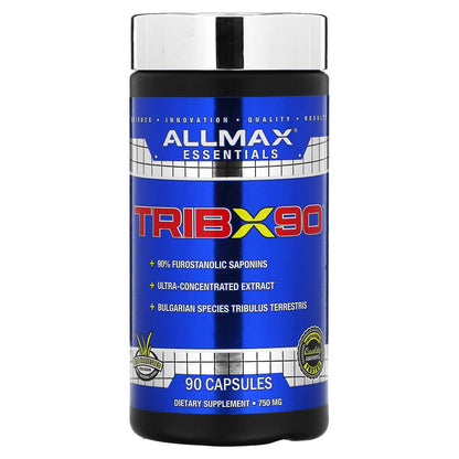 ALLMAX, TribX90®, 750 mg, 90 Capsules