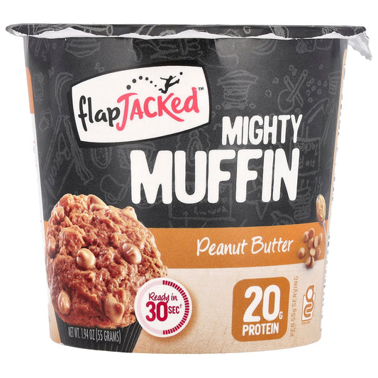 FlapJacked, Mighty Muffin, Peanut Butter, 1.94 oz (55 g)