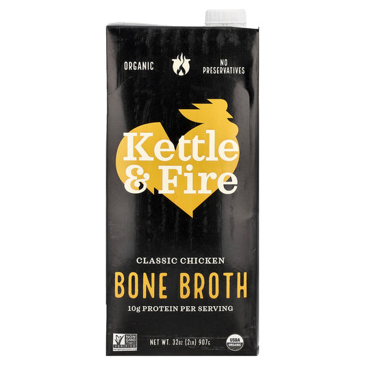 Kettle & Fire, Bone Broth, Classic Chicken, 32 oz (907 g)