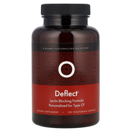 D'adamo, Deflect® O, Lectin Blocking Formula, 120 Vegetarian Capsules