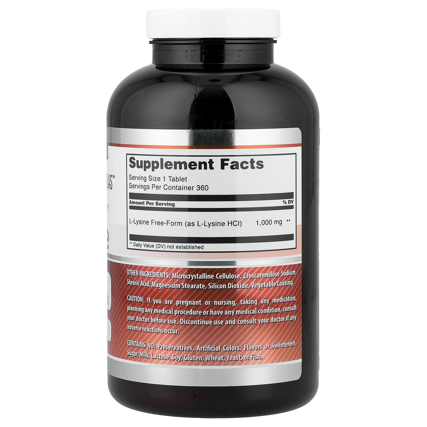 Amazing Nutrition, L-Lysine, 1,000 mg, 360 Tablets
