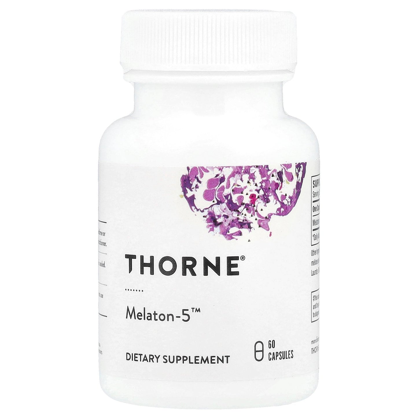 Thorne, Melaton-5™, 5 mg, 60 Capsules