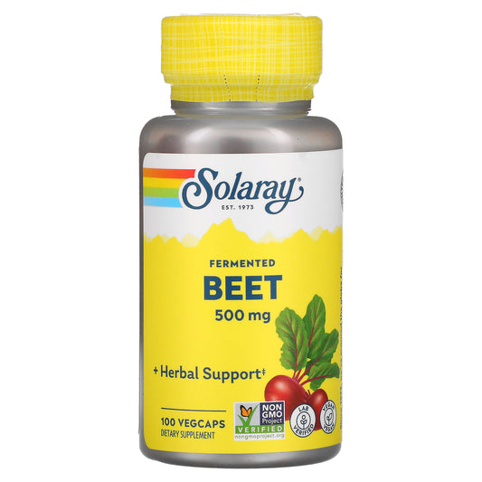 Solaray, Fermented Beet, 500 mg, 100 VegCaps